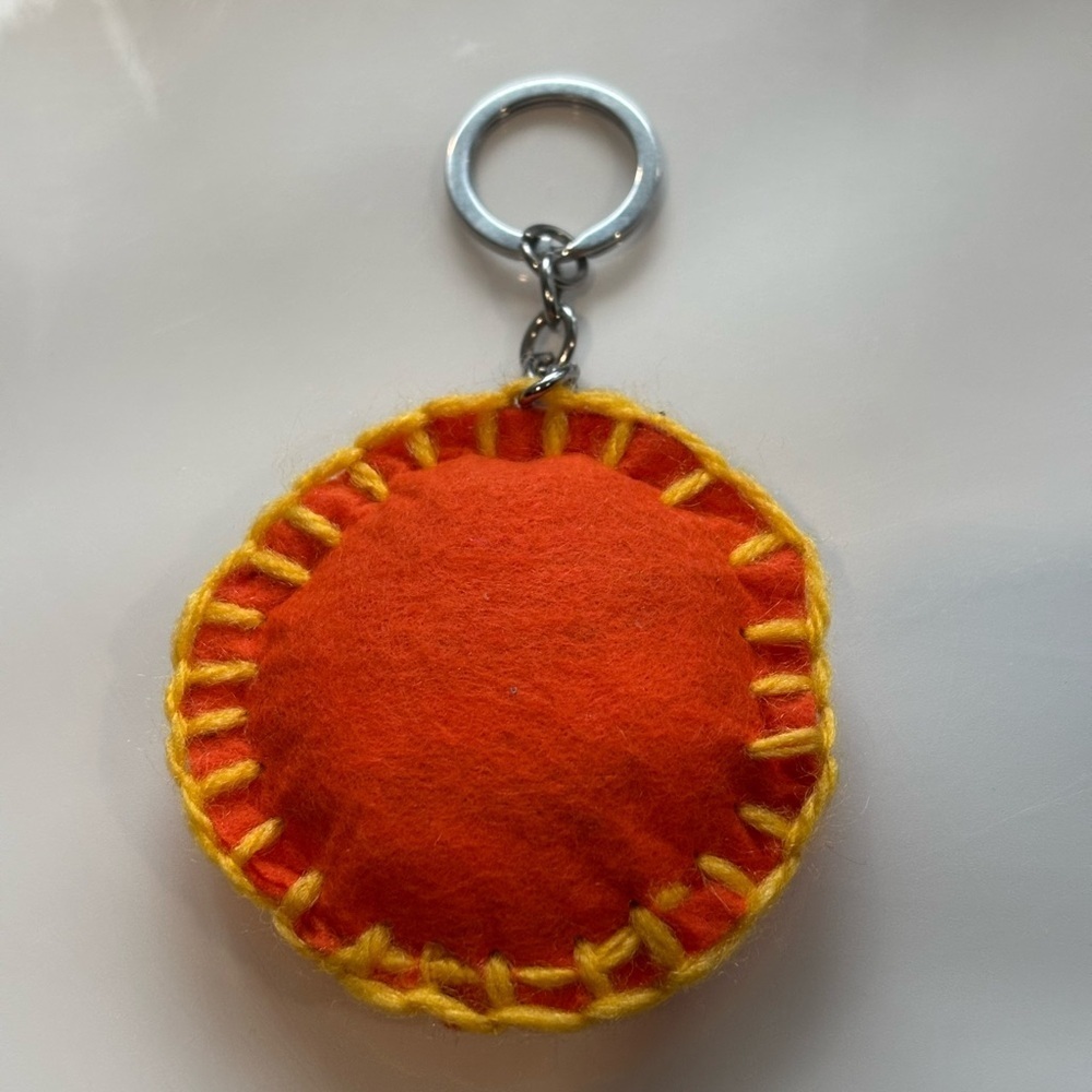 Festive Reindeer Keychain with Sequins - Picture 4 of 4
